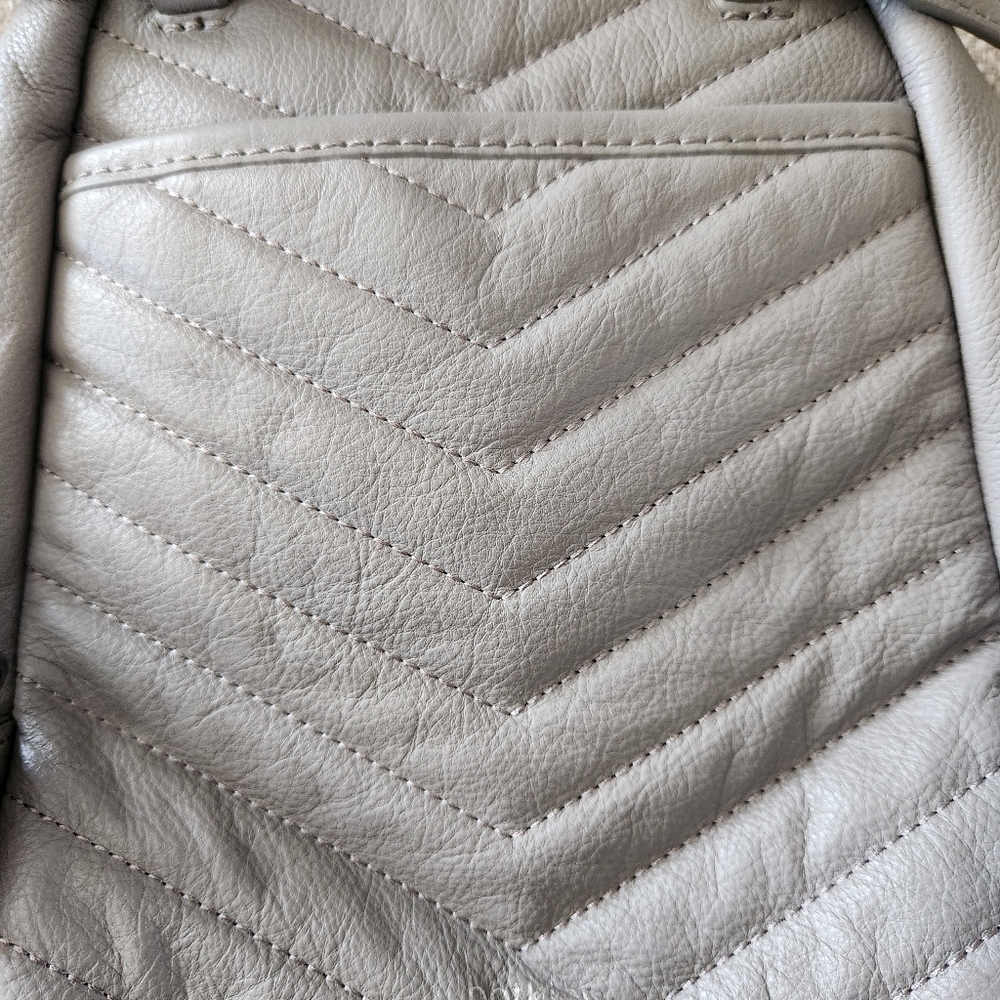 Botkier Grey Chevron Backpack/Crossbody Bag - Picture 6 of 12